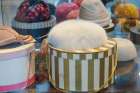 Malaga, Spain. Collection of vintage hats. Art Print